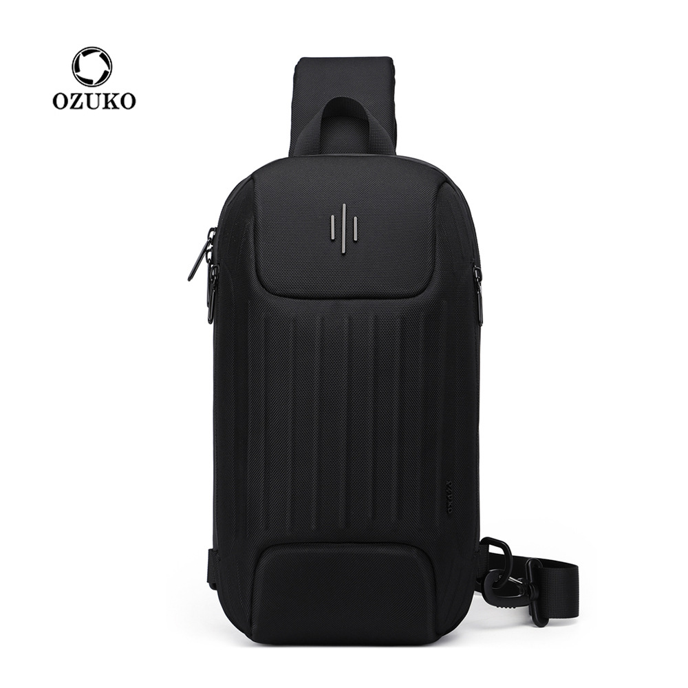 OZUKO bluetooth chất lượng cao mới GPS Chống mất unisex Túi đeo chéo thời trang đa chức năng du lịch ngoài trời Túi đeo chéo