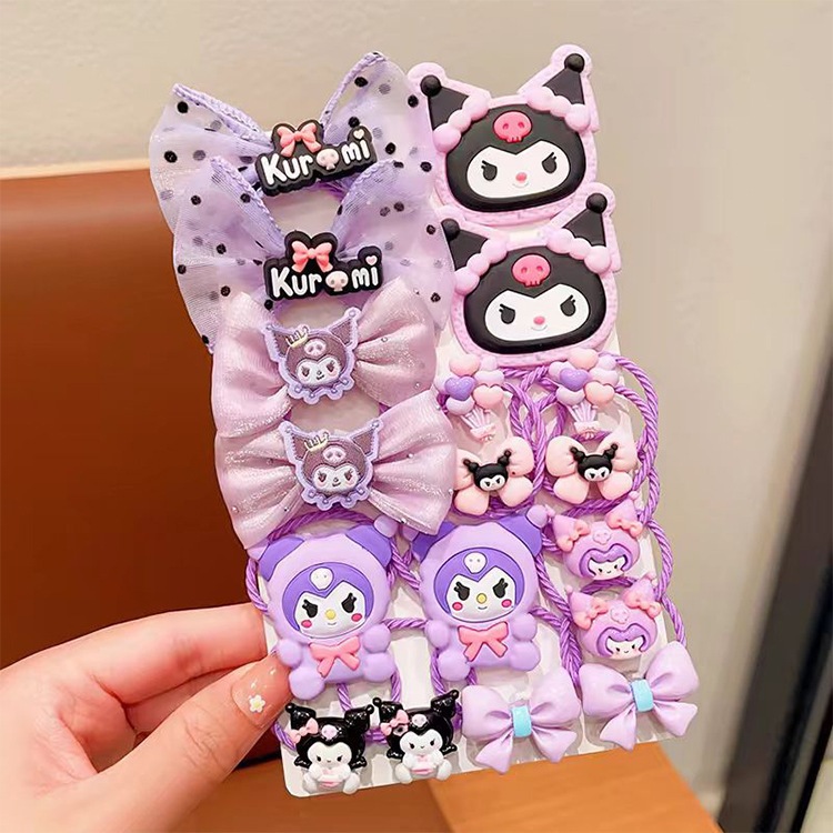 Kuromi Girls DIY Beads Set Kids Toy Mix Color Bead Bracelet Jewelry Making Craft Accessories Gifts