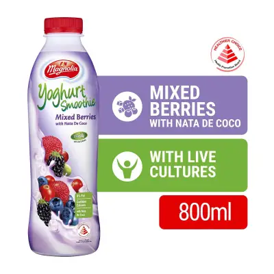 Magnolia Mixed Berry With Nata De Coco Yoghurt Drink