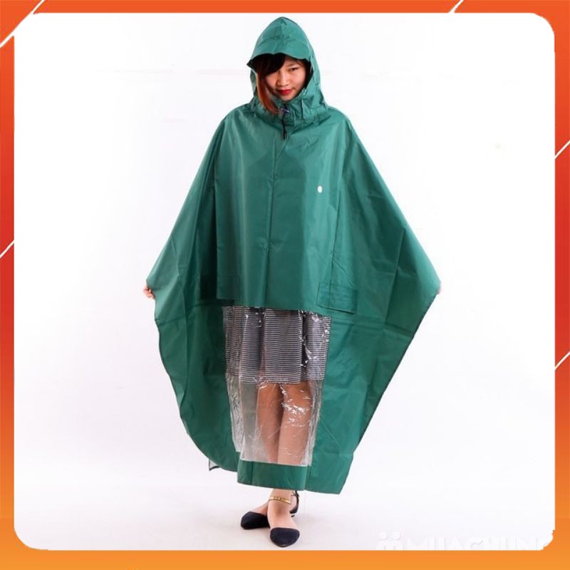 Áo mưa cánh dơi vải dù siêu dai loại trơn siêu bền siêu to