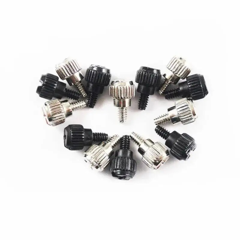 10pcs 6. # 32*5/6mm Thread Teeth Length 5mm 6mm Computer PC Case Cooling Fan Toolless Adjustment Screw Thumb Screws Thumb Screw M3.5