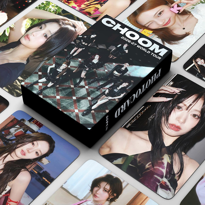 55 cái/hộp babymonster photocards choom Album Kpop thẻ Lomo Bộ sưu tập thẻ