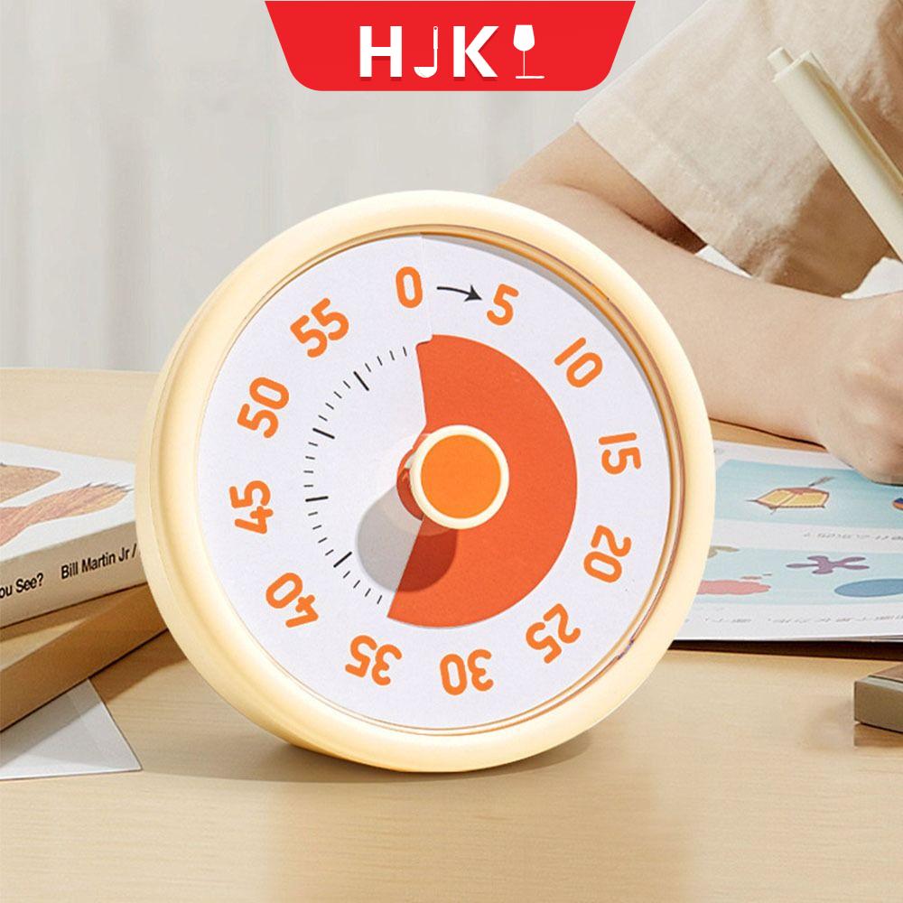 HJKL Quản lý thời gian Hẹn giờ trực quan 60 phút Im lặng Đồng hồ đếm ngược Hoạt hình Đồng hồ báo thức Hẹn giờ nhà bếp Học tập cho trẻ em