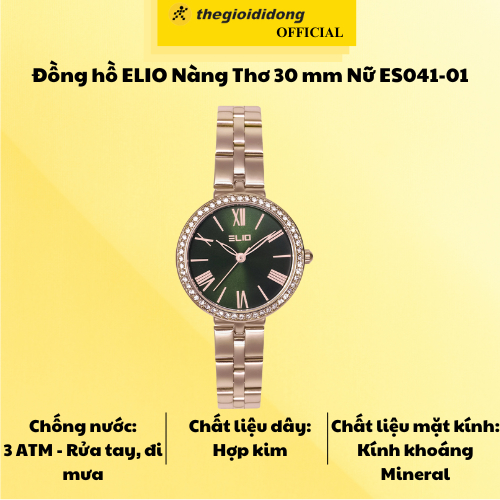 Đồng hồ ELIO Nàng Thơ 30 mm Nữ ES041-01