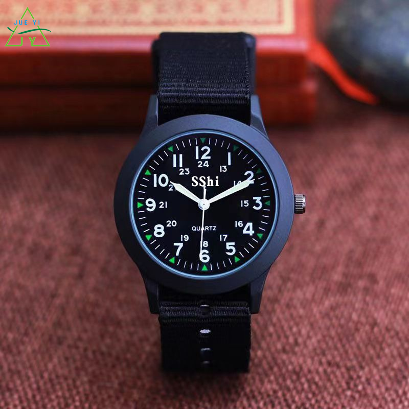 KS Simple and Stylish Analog Watch with Canvas Strap for Men ราคา 120 บาท*ส่งฟรี