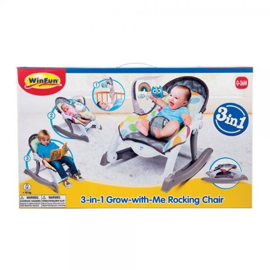 Winfun เก้าอี้โยก 2 In 1 Grow With Me Rocking Chair ราคา 3,462 บาท*ส่งฟรี