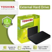 Toshiba Canvio Basics External Hard Drive, 1TB/2TB, USB 3