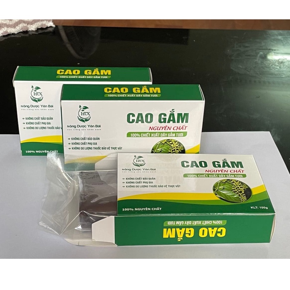 Cao gắm nguyên chất 100g - quà tặng cho người bệnh Gút
