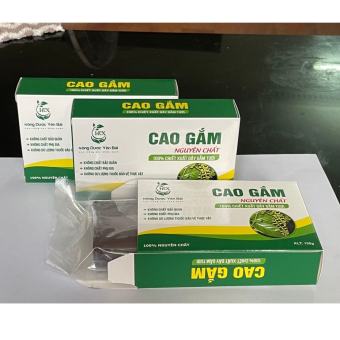 Cao gắm nguyên chất 100g ( cao khô) - quà tặng cho người bệnh Gút