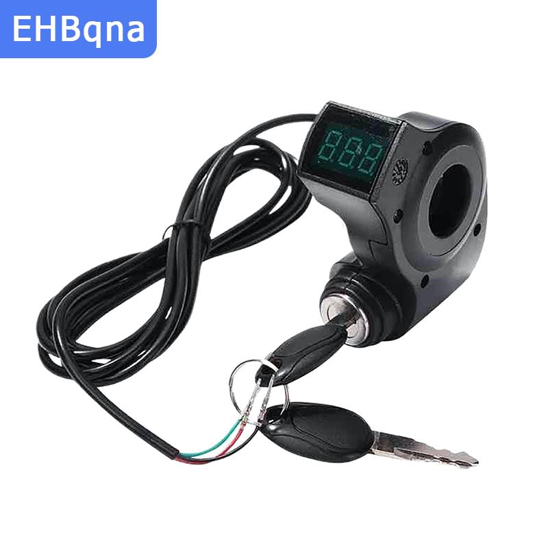 [COD] EHBqna SPORTS อี-ไบค์สวิตช์ไฟล็อคหน้าจอพลังงานคันเร่งพร้อมกุญแจ12V-99V สวิตช์จุดระเบิดมือจับสกู๊ตเตอร์ไฟฟ้ากุญแจล็อคเพาเวอร์ ราคา 135 บาท*ส่งฟรี