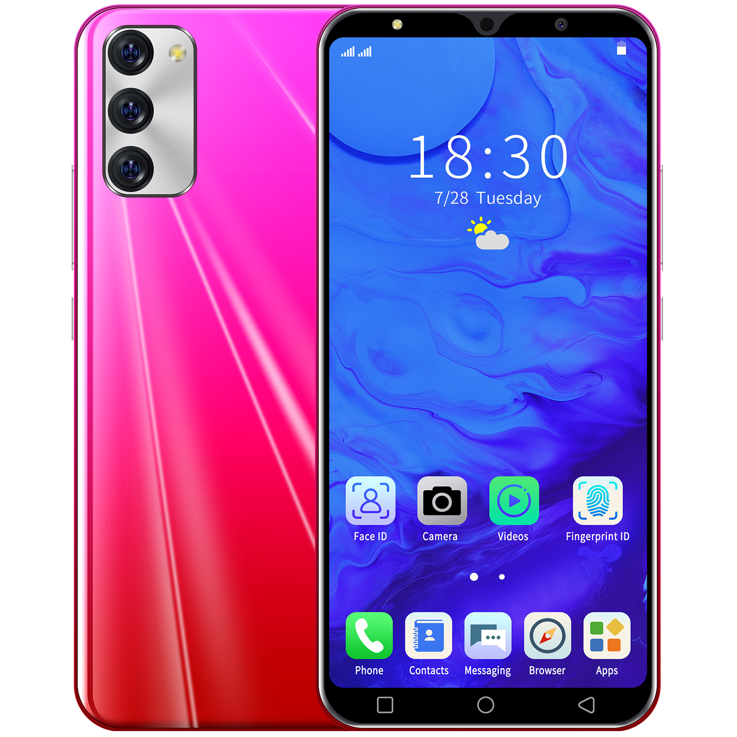 Smartphone 4G Network Global Version 4800mAh Battery NEW 5G Phone Super CPU Feature phones Dual Sim 