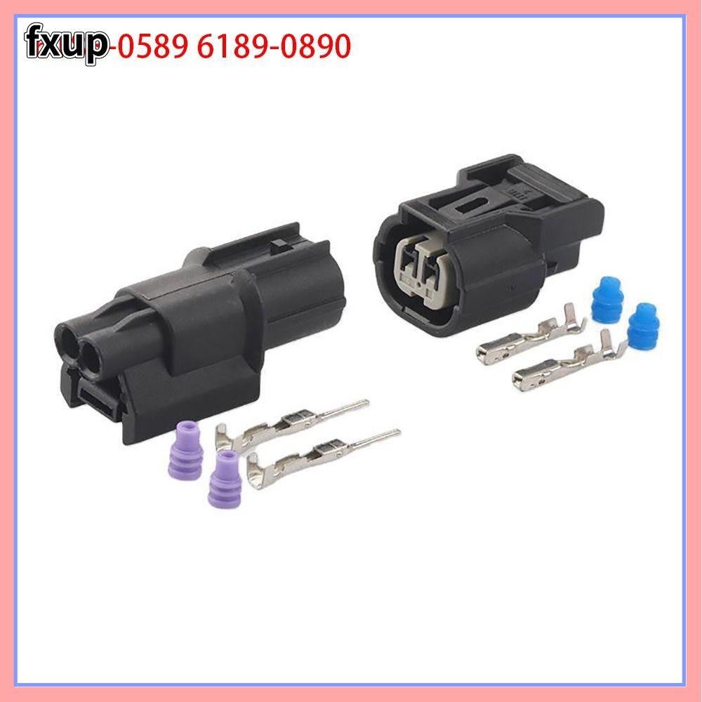 FXUP 1Set 2 chân 040 Đầu nối ô tô Nam Nữ Công tắc nhấn Phích cắm cảm biến ABS  Cuộn dây đánh lửa 6188-0589 6189-0890 Cho hondas