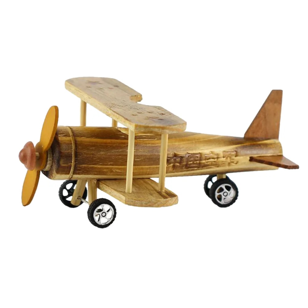 Airplane Model Wood Toy Toys Kidcraft Playset Planes Kids Wooden Handcraft