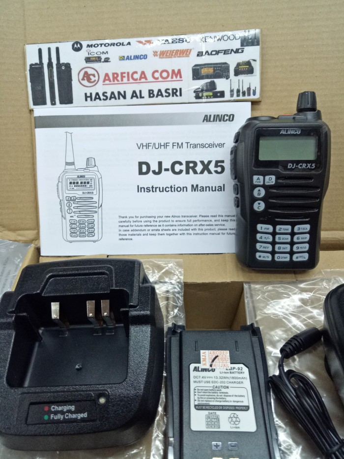 JUAL HANDY TALKY ALINCO CRX5 Harga  1,485,000 rupiah*Gratis Ongkir