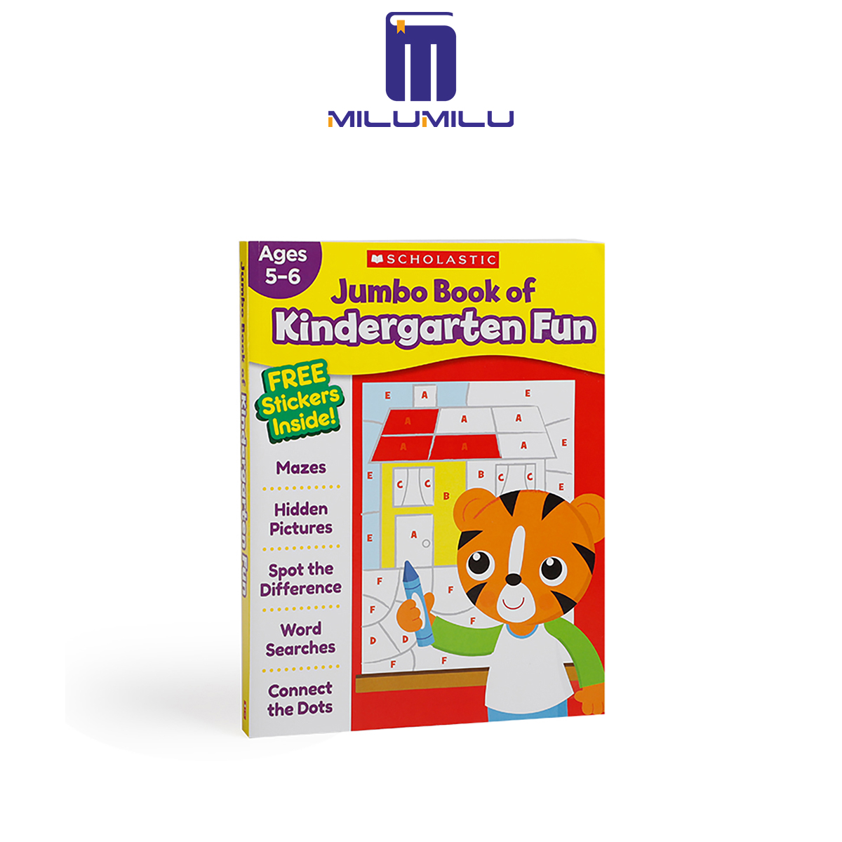 milu Children's Exercise Book Scholastic Jumbo Book of Kindergarten Fun Children's Textbook Presyo 1,052 Piso*Libreng Shipping