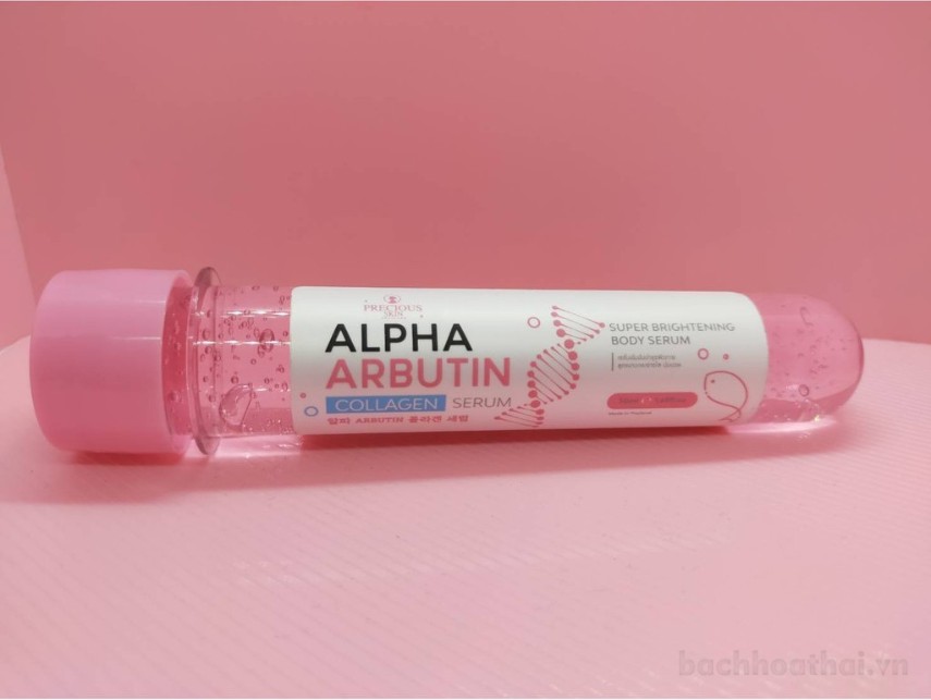 Ống Serum kích trắng da Alpha Arbutin Collagen Super Brightening Body Thái Lan