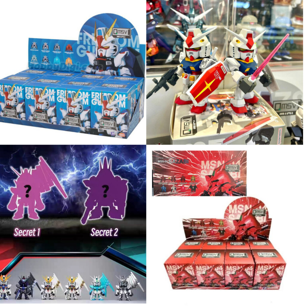 [พร้อมส่ง มือ1] Bandai Namco ยก BOX กล่องสุ่มกันดั้ม โมเดลกันดั้ม QMSV MINI มีหลายรุ่นให้เลือก ราคา 3,850 บาท*ส่งฟรี