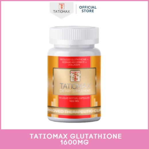 Salable Product TATIOMAX L-Glutathione Collagen with Vitamin C 1600mg 30 Softgels