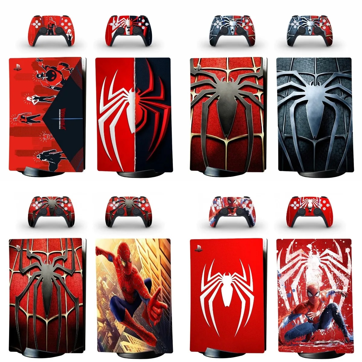 【Clearance sale】 Spider Ps5 Digital Version Man Skin Sticker Decal Cover For 5 Console Controller Skin Sticker Vinyl