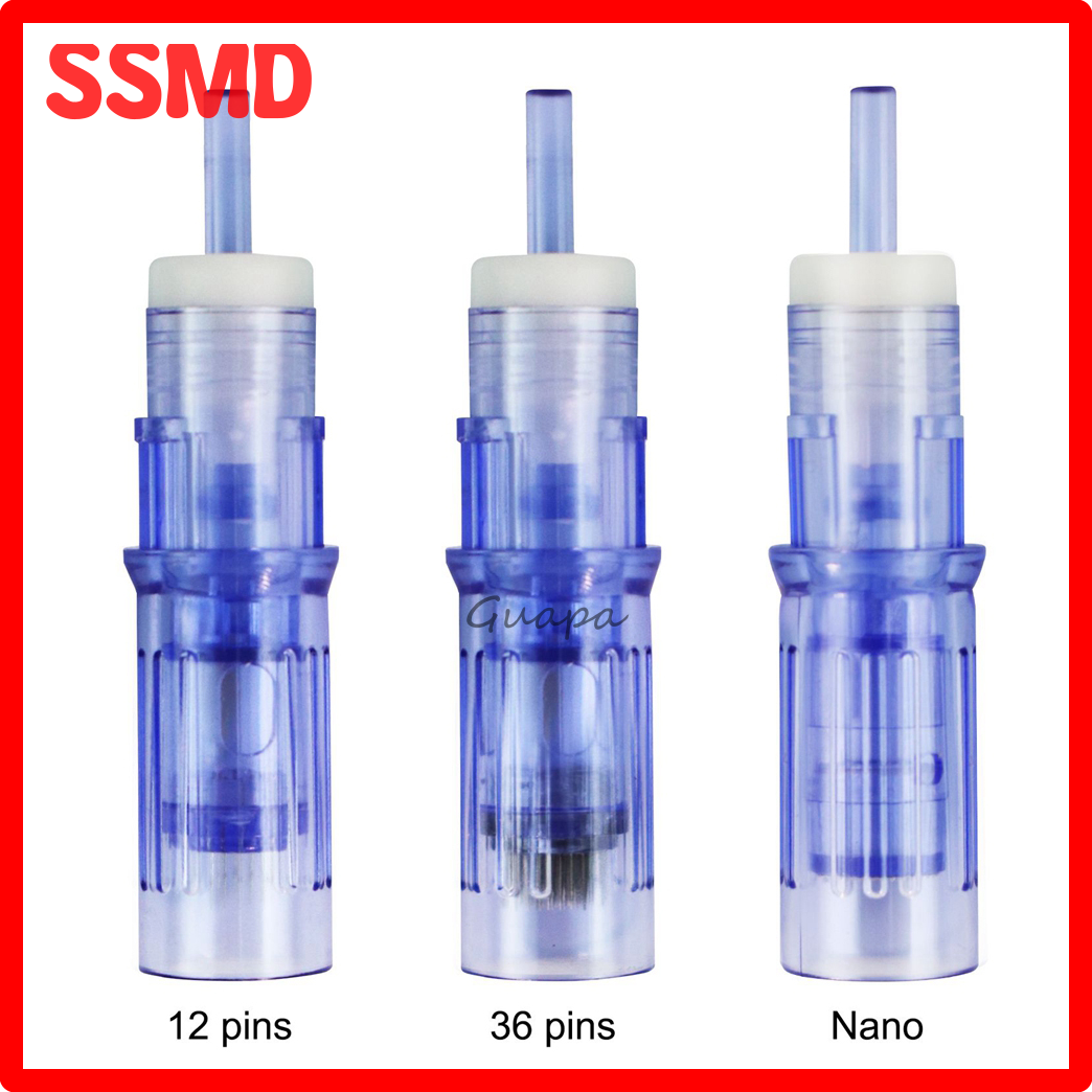 [SSMD]☀☀ 12/36/42 Pins Guapa Tattoo Universele Cartridge Naalden Hoofdhuid Dot Shading Tattoo Naalden Voor Permanente Make-Up Tattoo Pen