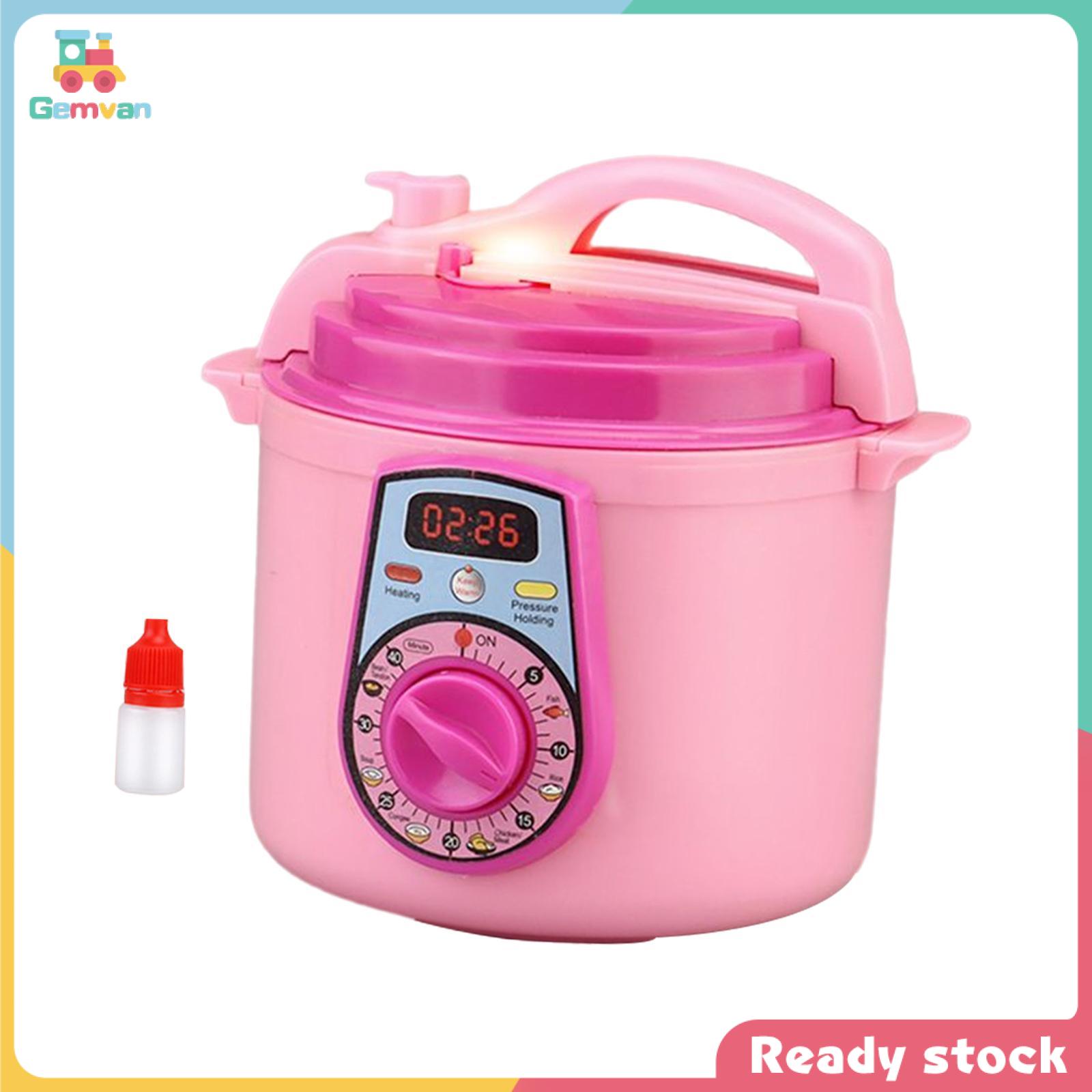 Gemvan Electric Rice Cooker Toy Role Playing Toy Cooking Toy for Kids Boy