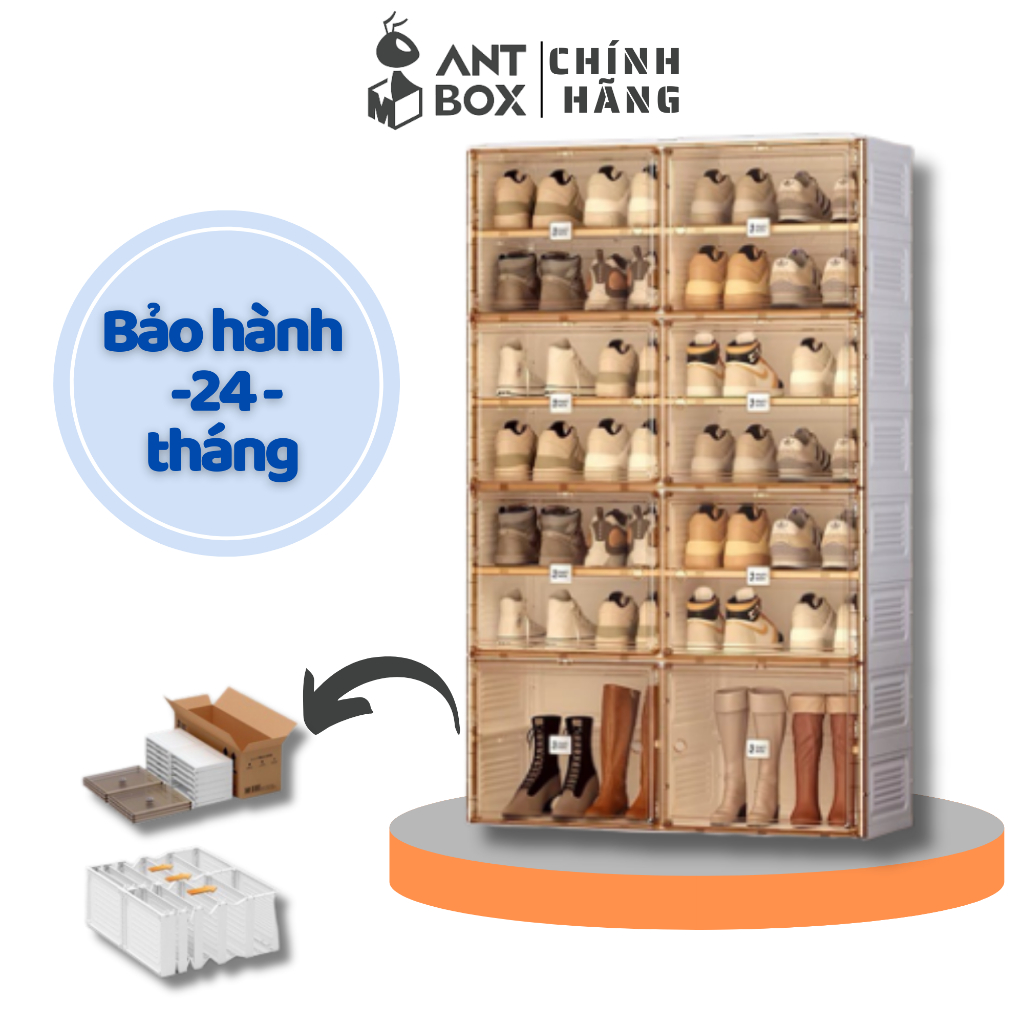 Tủ Giày Thông Minh Antbox Gấp Gọn Tiện Lợi 40 Đôi Bảo Hành 2 Năm