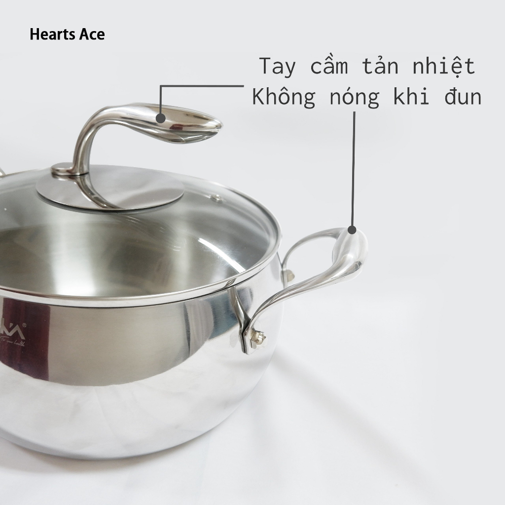 5 types of stainless steel cooking pots, suitable for various speeds, ultra fast warranty genuine ราคา 710 บาท*ส่งฟรี