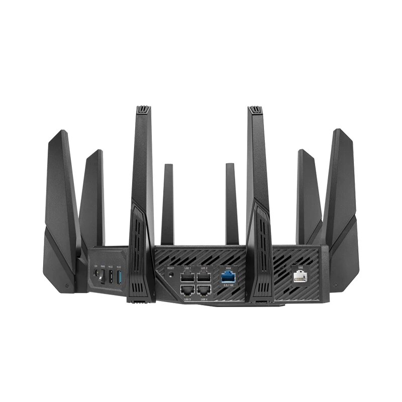 Asus gt-ax11000 pro tri-band ax6000 wifi 6 bộ định tuyến chơi game đầu tiên trên thế giới 1x10g, 1x2.5g cổng chơi game wan/lan, bộ xử lý lõi tứ 2g