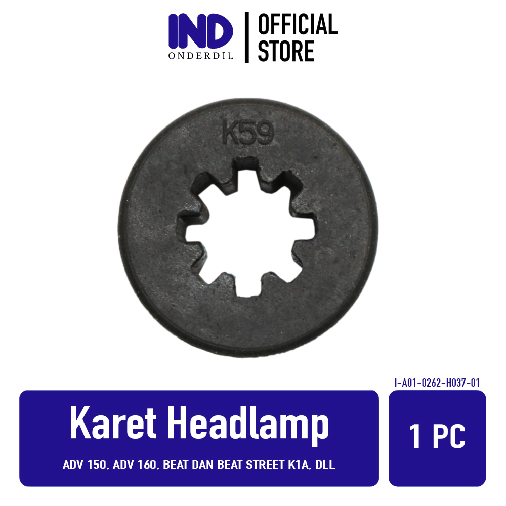 Karet Headlamp ADV 150 160 & BeAT Street K1A & CB150R StreetFire & CB150X & CBR 150R & CBR 250RR & F Harga 2,340 rupiah*Gratis Ongkir