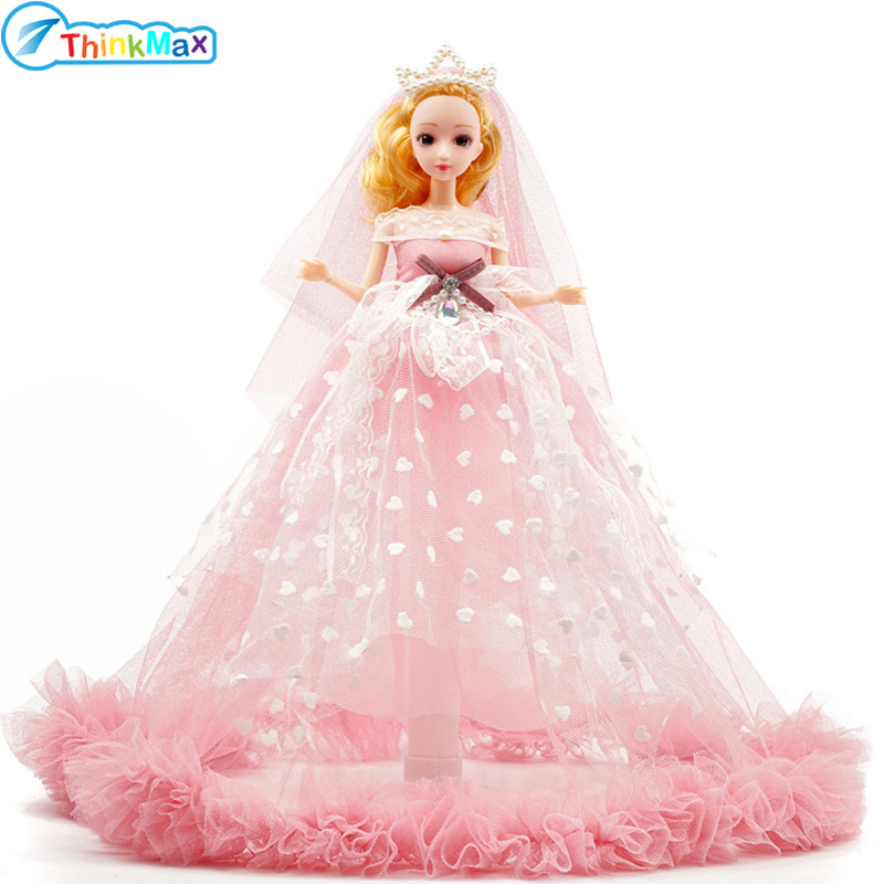 40cm Wedding Princess Doll Toy Children Birthday Gift Kids Simulation Girl