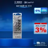 Bộ 5 mũi khoan đa năng Bosch 4/5/6/8/10mm