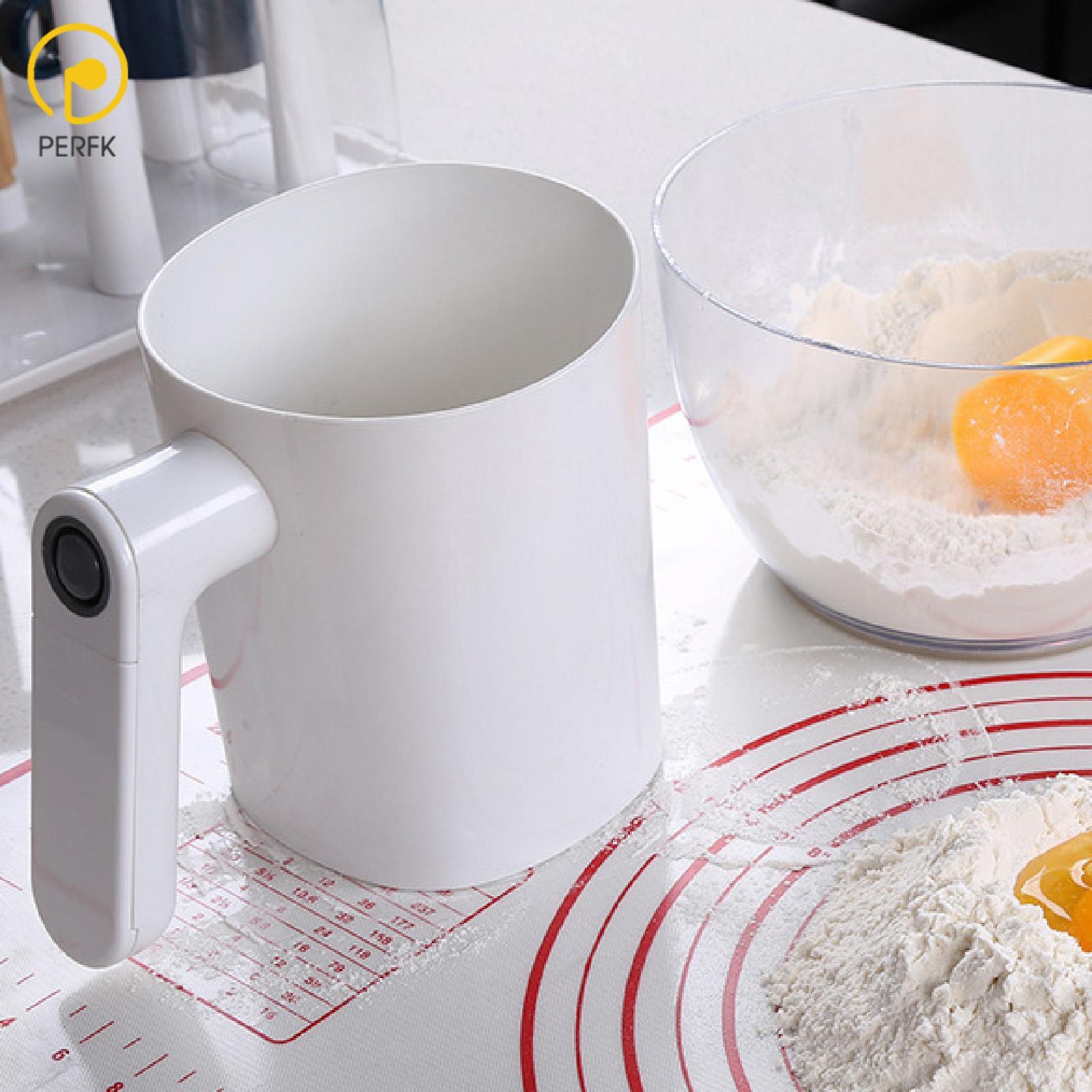 Electric Flour Sifter for Baking Zinc Alloy Fine Mesh Strainer Baking Sifter Handheld Flour Sifting Strainer Home Baking Tool ราคา 747 บาท*ส่งฟรี