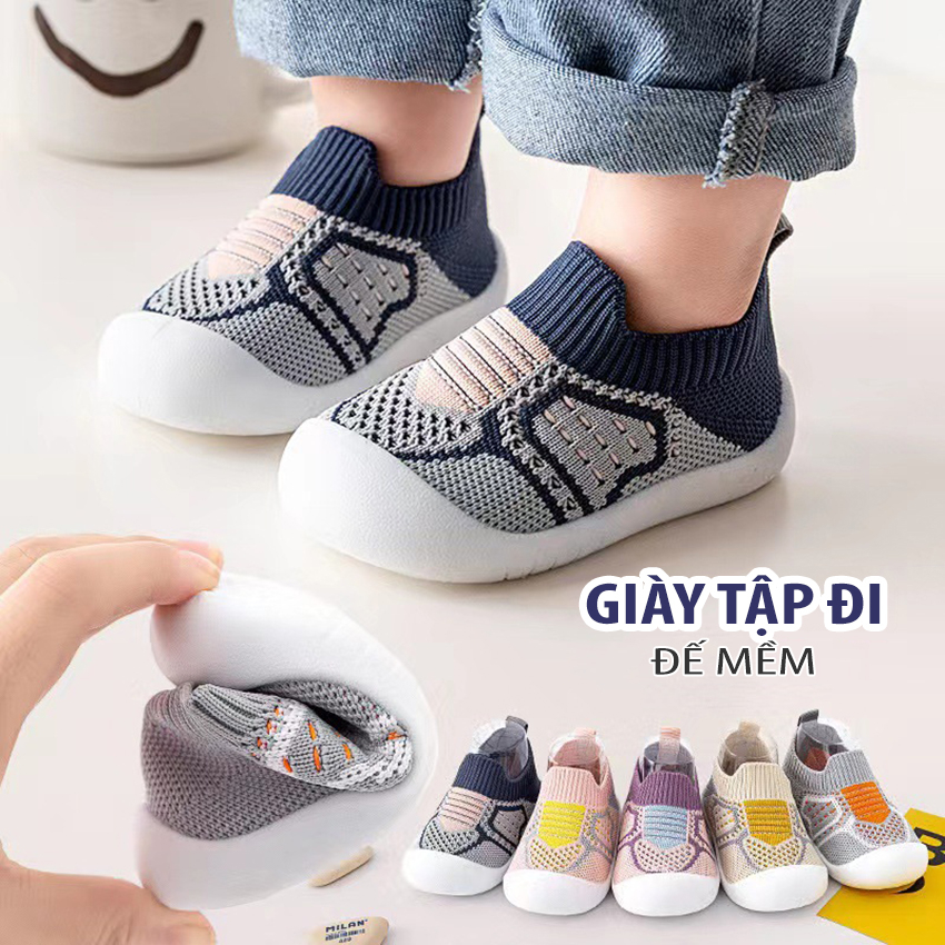 Giày bé trai, giày cho bé gái, , giày tập đi cho bé trai, giày bún tập đi cho bé - GB08