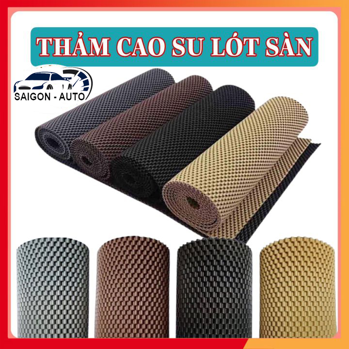 Thảm cao su lót sàn lót cốp xe hơi ô tô - Thảm lót sàn lót khoang hành lý chất liêu cao su mềm không hôi không mùi