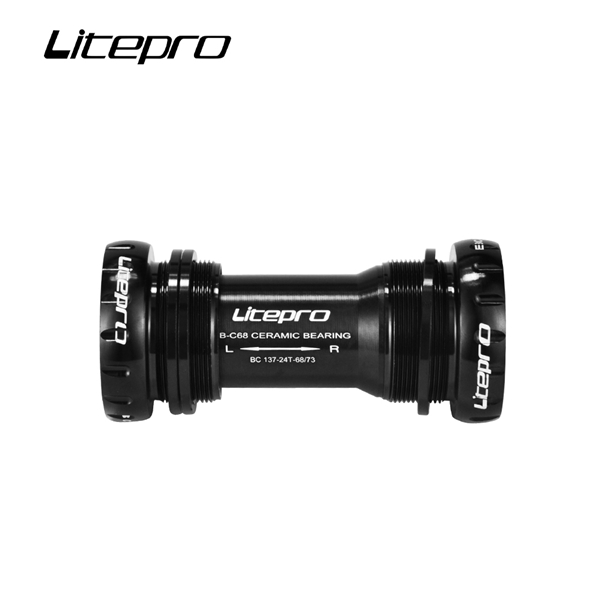 {vghkmhj} Litepro MTB Mountain Bicycle Ceramic External Bearing Bottom Brackets Screw-in Threaded BB