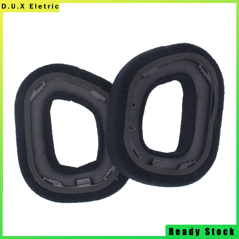 2pcs Replacement Ear Pads Cushion Compatible For HS80 RGB Headphone Earmuffs Breathable Noise Reduction Earpads