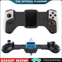 【New Arrival】 2 in 1 โทรศัพท์เกมคอนโทรลเลอร์ประเภท C cooling โทรศัพท์มือถือ gamepad จอยสติ๊กคู่จอยสติ๊กสำหรับ iPhone Android Switch PC PC