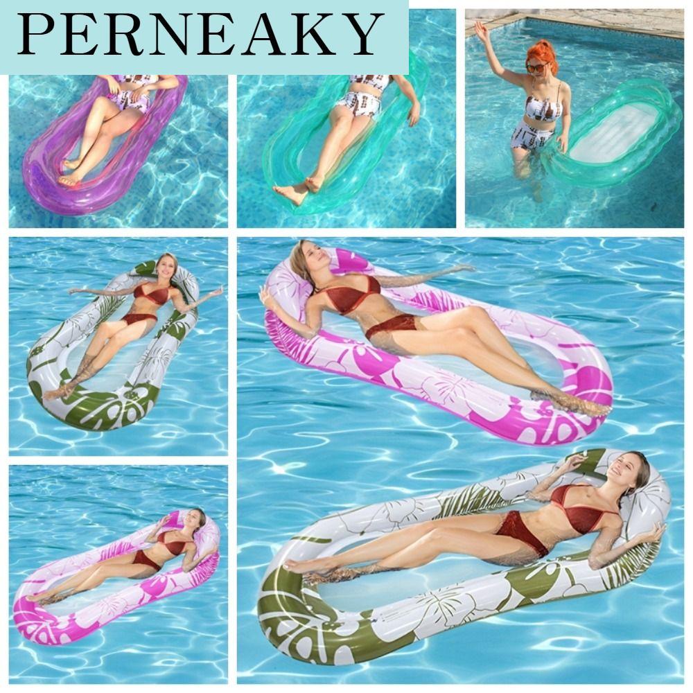 PERNEAKY ที่นอนเป่าลม แถวลอยแบบเป่าลม พีวีซีพีวีซี พิมพ์ออกมาแล้ว เปลญวนน้ำพับได้ เตียงนอนเล่นน้ำ โปร่งใสโปร่งใส เปลญวนน้ำเป่าลม ฤดูร้อนฤดูร้อนฤดูร้อน ราคา 537 บาท*ส่งฟรี