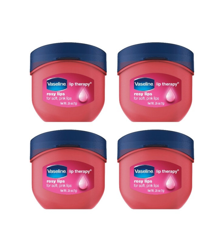 Buy (BUNDLE OF 4) VASELINE LIP THERAPY TUB ROSY LIPS 7G Singapore