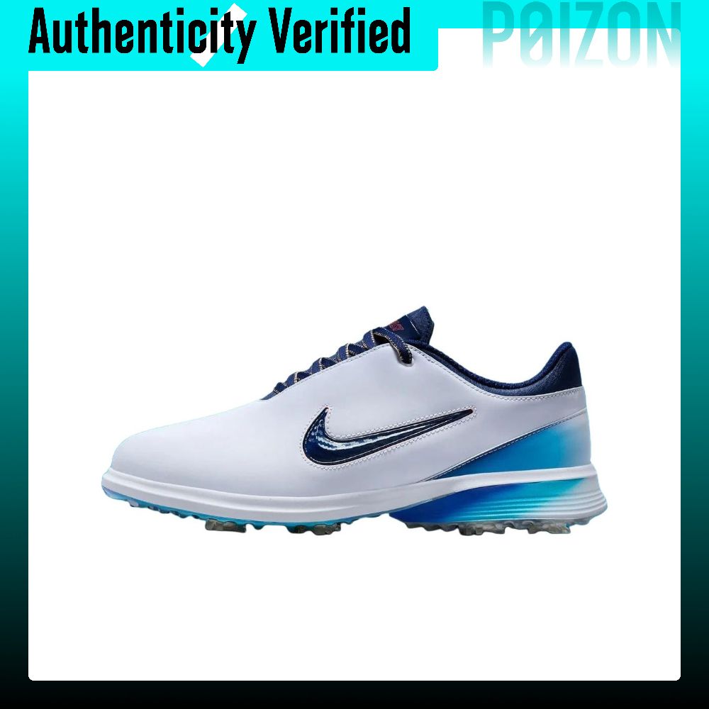 รองเท้าและชุดกีฬา Nike รองเท้ากอล์ฟ Victory Tour 4 รองเท้ากอล์ฟผู้ชาย Low-top สีขาวสีน้ำเงิน HJ4503-001 ราคา 48,000 บาท*ส่งฟรี