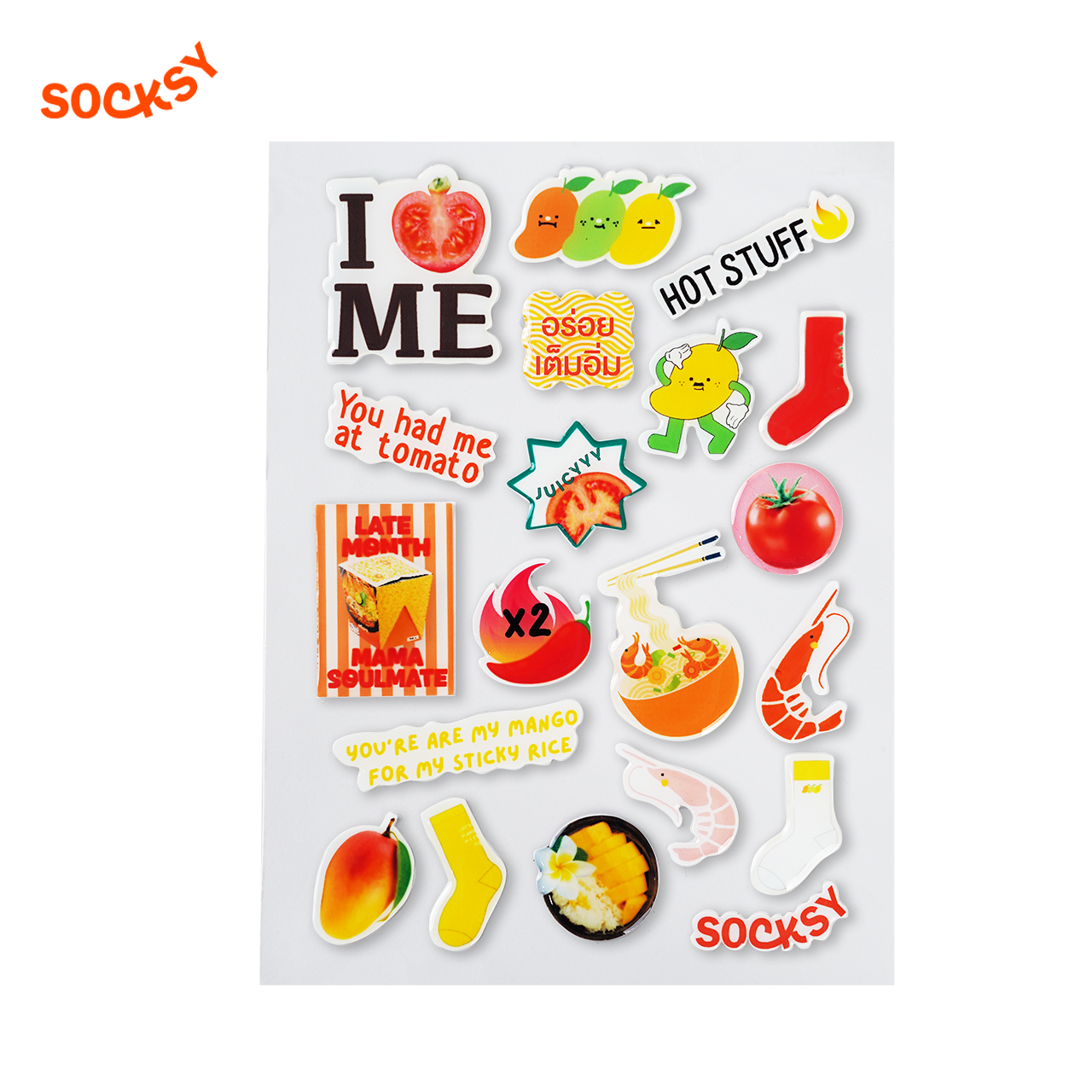 Free Gifts Are No Longer Available. Foody Stickers Are Only Available for Orders That Include Foody Socks. ราคา 9,999 บาท*ส่งฟรี