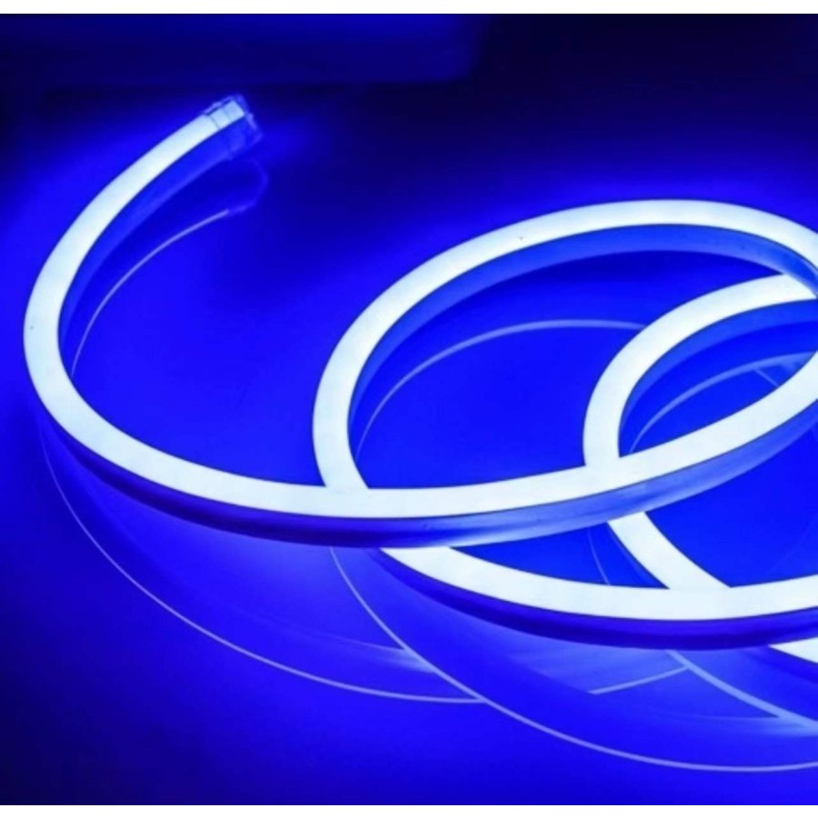 Paket Lampu Neon Flex 220v 1M 2M 3M 4M 5M 5meter (tinggal colok+tutup ) Led Selang Warna Neon Box Outdoor ip65 Huruf DIY 220v Fleksibel strip