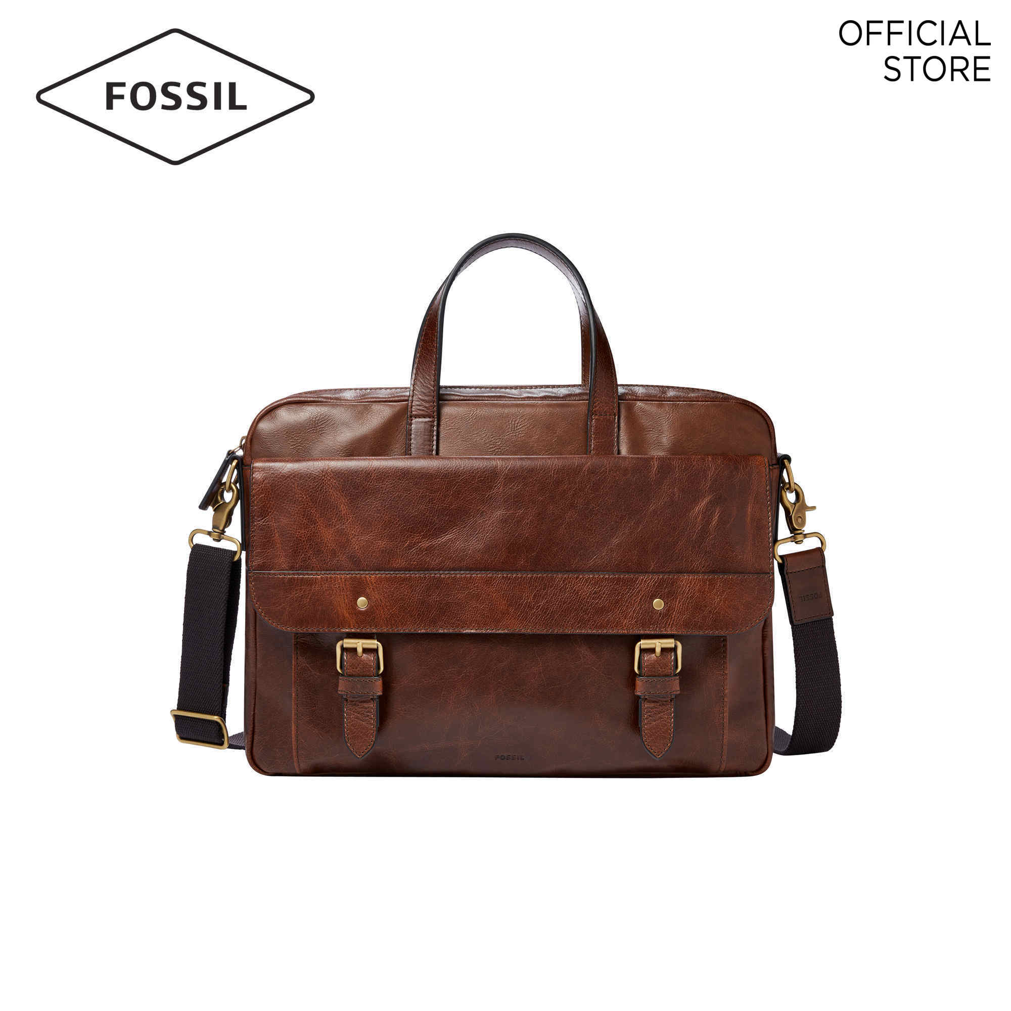 Fossil Asher Brown Laptop Bags MBG9614210 | Lazada