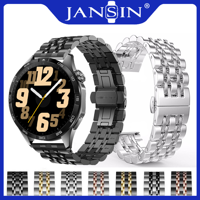 สาย สำหรับ Huawei Watch GT 4 46mm Smart Watch สายรัดสแตนเลสของ huawei watch Gt4 สายโลหะ Metal strap ราคา 393 บาท*ส่งฟรี