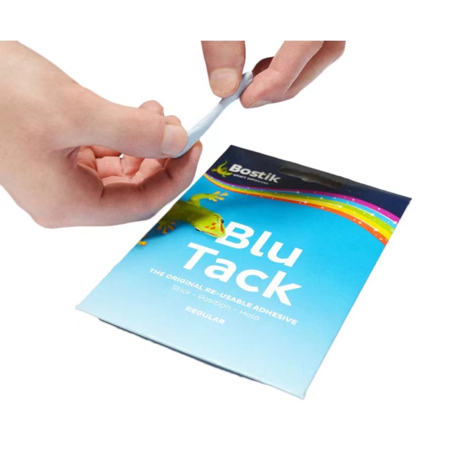 Bostik blue tack Blu-Tack Bluhacks blue tape glue dots removable glue 45g
