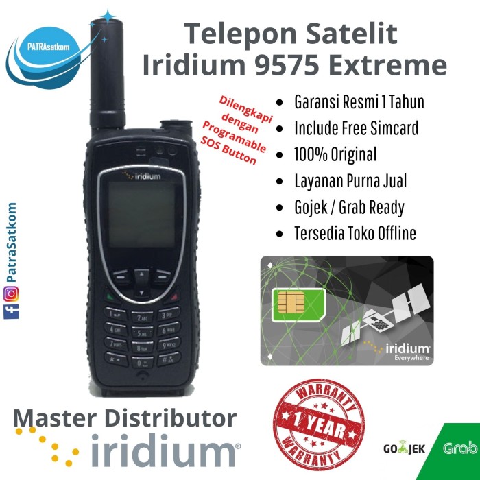 TELEPON SATELIT IRIDIUM 9575 EXTREME (GRATIS SIMCARD)-Shelishop13 Harga  40,620,000 Ringgit*Penghantaran Percuma