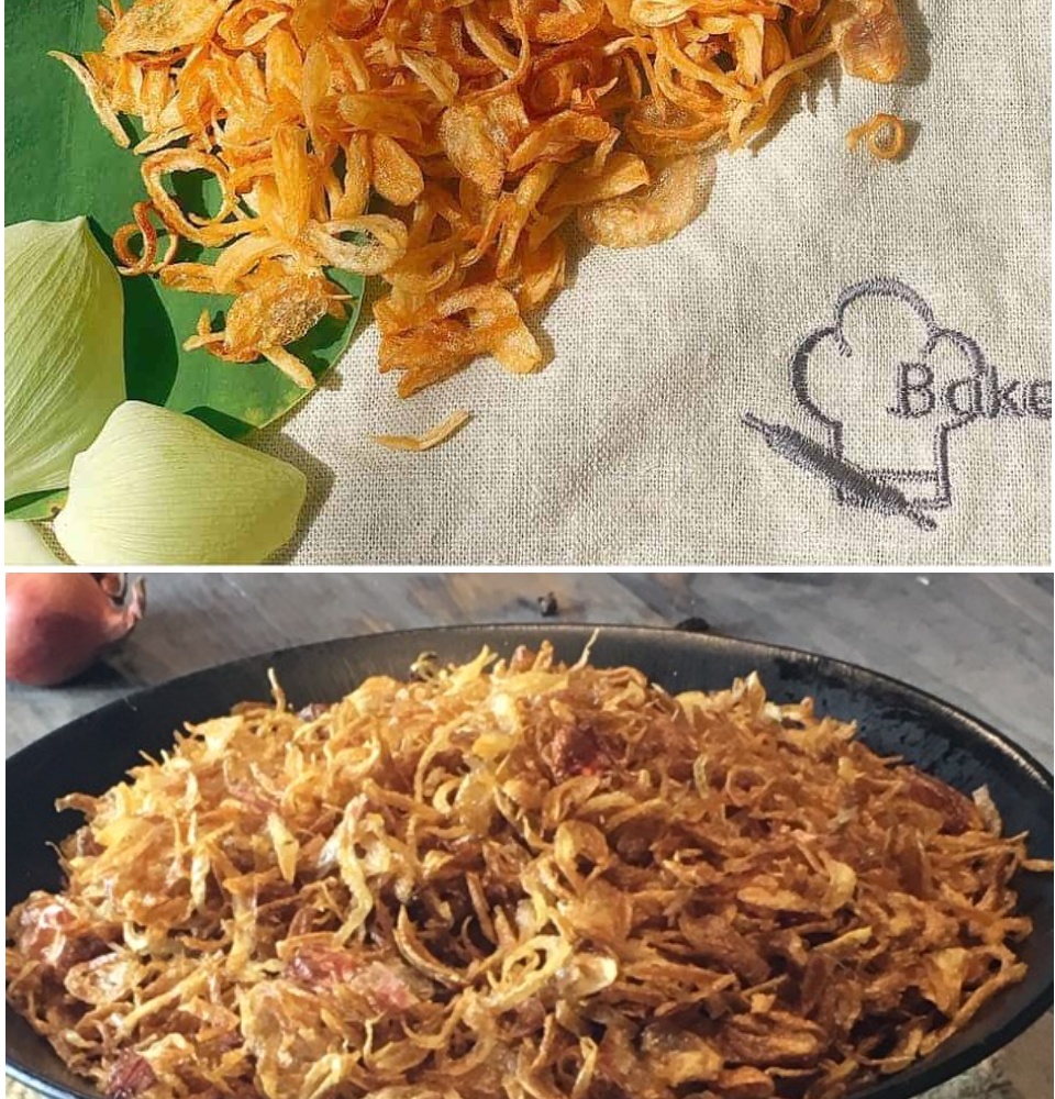 1kg hành phi sạch - thơm, giòn, nguyên chất