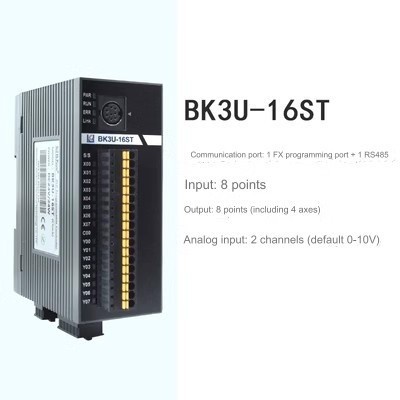 Bộ lập trình PLC LK3U FX3U 14 16 20 24 30 32MT 32MR 48 64 MT MR MRT AD2DA phát xung 4/8 TRỤC RTC Modbus RTU RS485 ADPRW. TGT - BK-S FX3U-16MT RS422