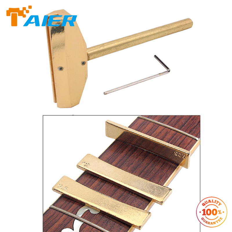 4 chiếc guitar điện sửa chữa vật cố Kit băn khoăn Báo Chí caul Fingerboard cách nhấn công cụ với điều chỉnh cờ lê