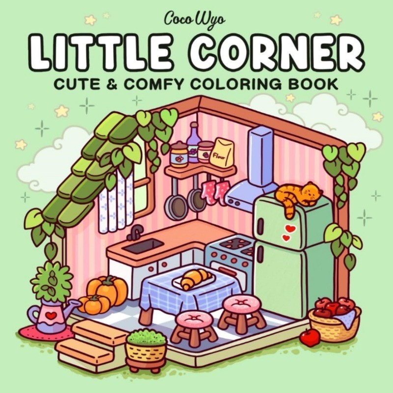 Coloring Book Relaxation Gift Spooky Cutie Graffiti Painting Book Creative Educational Doodles Book For Adults and Teens